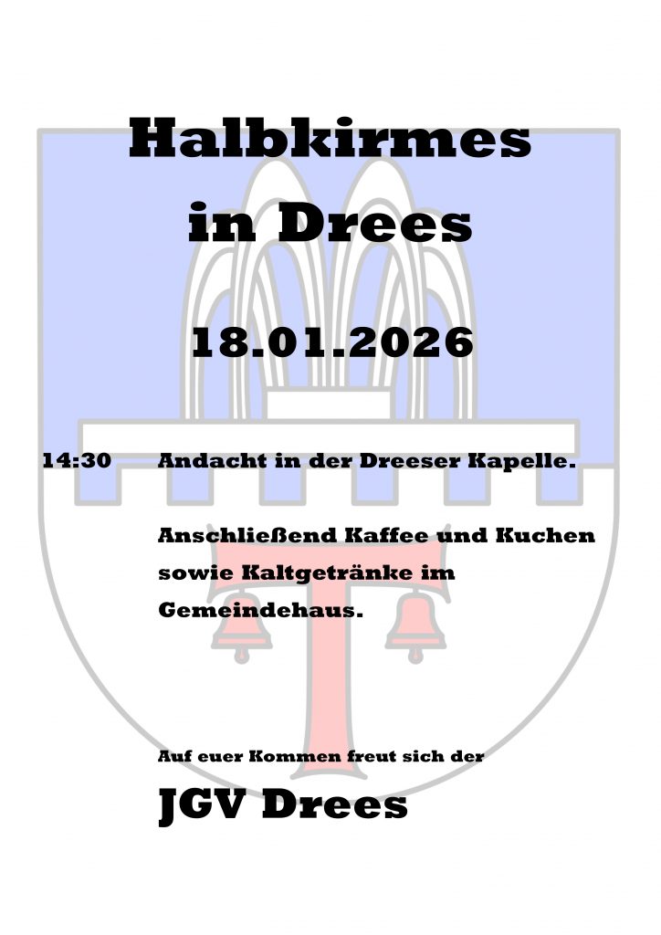 Drees Halbkirmes Flyer 2026