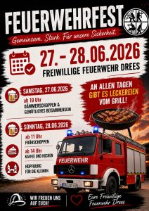 Feuerwehrfest Drees 2026